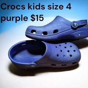 CROCS Kids Purple Sandals
